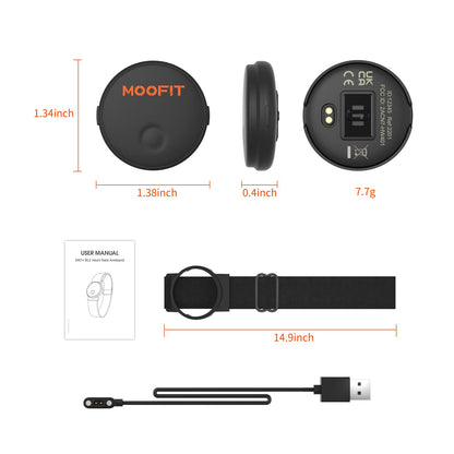 Moofit HW401 Heart Rate Monitor Armband