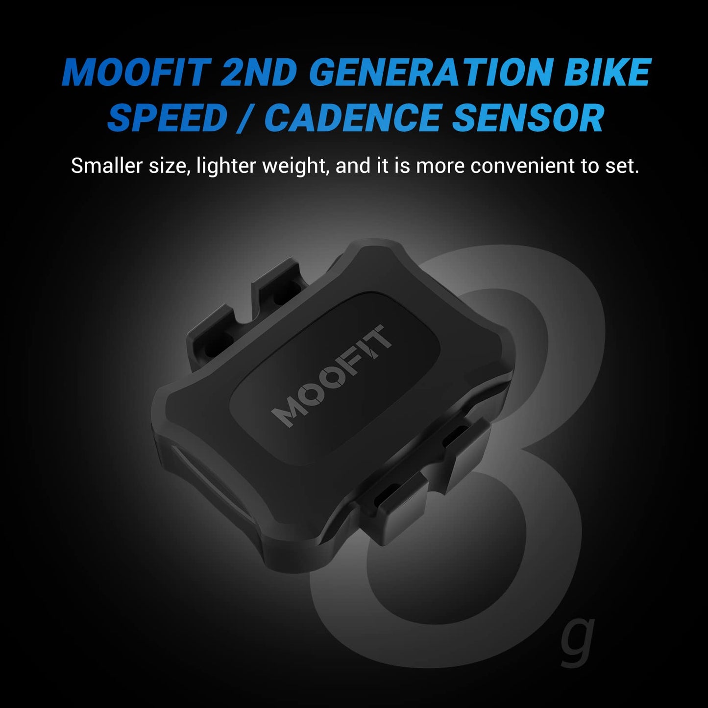 Moofit CS9 Cycling Speed & Cadence Sensor